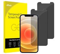 JETech Protector de Pantalla para iPhone 12/12 Pro 6,1 Pulgadas, Cristal Vidrio Templado, Anti-Spy, 2 Unidades