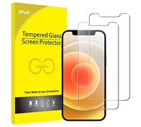 JETech Protector de Pantalla para iPhone 12/12 Pro 6,1 Pulgadas, Vidrio Cristal Templado, 2 Unidades
