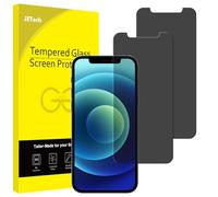 JETech Protector de Pantalla para iPhone 12 Mini 5,4 Pulgadas, Vidrio Cristal Templado, Anti-Spy, 2 Unidades