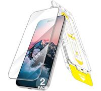JETech Protector de Pantalla para iPhone 16 Pro 6,3 Pulgadas, Instalación Súper Fácil en 10 Segundos, Cristal Vidrio Templado Sin Burbujas, Amigable para Funda, HD Clara, 2 Unidades