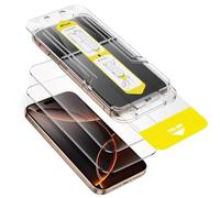 JETech Protector de Pantalla para iPhone 16 Pro Max 6,9 Pulgadas, Instalación Súper Fácil en 10 Segundos, Cristal Vidrio Templado Sin Burbujas, Amigable para Funda, HD Clara, 2 Unidades