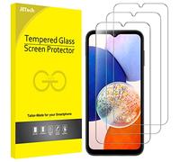 JETech Protector de Pantalla para Samsung Galaxy A14 4G / 5G 6,6 Pulgadas, 9H Cristal Vidrio Templado, Resistente a los Arañazos, HD Transparente, 3 Unidades