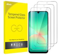 JETech Protector de Pantalla para Samsung Galaxy A26 5G, Cristal Vidrio Templado 9H, Anti-Arañazos, HD Transparente, 3 Unidades