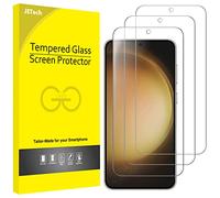 JETech Protector de Pantalla para Samsung Galaxy S23 5G 6,1 Pulgadas, Cristal Vidrio Templado, Compatible Huellas Dactilares ID, HD Transparente, 3 Paquetes
