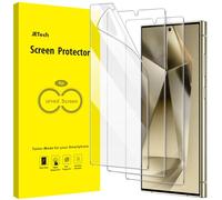 JETech Protector de Pantalla para Samsung Galaxy S24 Ultra 5G 6,8 Pulgadas, Película de TPU Flexible, Compatible Huellas Dactilares ID, Fácil Instalación, HD Claro, 3 Paquetes