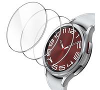 JETech Protector de Pantalla para Samsung Galaxy Watch 6 Classic 43mm (Solo Protector de Pantalla 33mm), Cristal Vidrio Templado Antiarañazos, HD Transparente, 3 Unidades