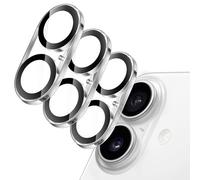 JETech Protector Lente Cámara para iPhone New 6,3 Pulgadas, Cristal Vidrio Templado 9H, Anti-Arañazos, Amigable para Funda, No Afecta las Tomas Nocturnas, HD Clara, 3 Unidades (Transparente)