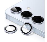 JETech Protector Lente Cámara para Samsung Galaxy S25+ / S25 Plus 5G, Cristal Vidrio Templado 9H Anillo Individual Metal Cover, Bandeja de Fácil Instalación, HD Clara, 1 Juego (Azul)