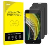 JETech Protector Pantalla de Privacidad Compatible con iPhone SE 3/2 (modelo 2022/2020), iPhone 8 y iPhone 7, Antiespia Cristal Vidrio Templado, Anti-Spy, 2 Unidades