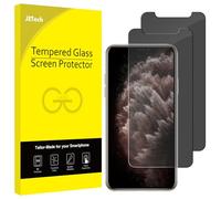 JETech Protector Pantalla de Privacidad para iPhone 11 Pro, iPhone XS y iPhone X 5,8 Pulgadas, Anti Spy Cristal Templado, 2 Unidades