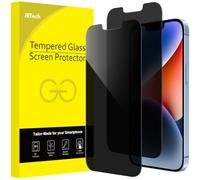 JETech Protector Pantalla de Privacidad para iPhone 14 Plus 6,7 Pulgadas, Antiespia Cristal Vidrio Templado, 2 Unidades