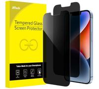 JETech Protector Pantalla de Privacidad para iPhone 16e 2025, iPhone 14 6,1 Pulgadas, Antiespia Cristal Vidrio Templado, 2 Unidades