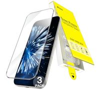 JETech Protector Pantalla para iPhone 15 Pro 6,1 Pulgadas, Fácil Instalación Solo Paso con Caja Sin Burbujas Auto Alineación, Cristal Vidrio Templado 9H, HD Claro, 3 Unidades