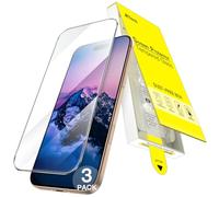 JETech Protector Pantalla para iPhone 16 Pro Max 6,9 Pulgadas, Fácil Instalación Solo Paso con Caja Sin Burbujas Auto Alineación, Cristal Vidrio Templado 9H, HD Claro, 3 Unidades