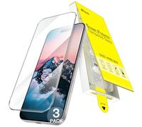 JETech Protector Pantalla para iPhone 17 Pro Max 6,9 Pulgadas, Fácil Instalación Solo Paso con Caja Sin Burbujas Auto Alineación, Cristal Vidrio Templado 9H, HD Claro, 3 Unidades