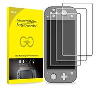 JETech Protector Pantalla para Nintendo Switch Lite, 3 Unidades | HD Transparente, Compatible con Face ID, Cristal Vidrio Templado Anti-Arañazos