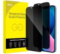 JETech Protector Pantalla Privacidad Cobertura Completo para iPhone 16e 2025, iPhone 13/13 Pro 6,1 Pulgadas, Cristal Vidrio Templado Antiespia, Amigable para Funda, 2 Unidades