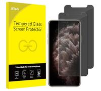 JETech Protector Pantalla de Privacidad para iPhone 11 Pro Max y iPhone XS Max 6,5 Pulgadas, Anti Spy Cristal Templado, 2 Unidades