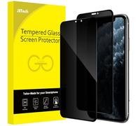 JETech Protector Pantalla Privacidad para iPhone 11 Pro/X/XS 5,8 Pulgadas, Cobertura Completo Cristal Vidrio Templado Antiespia, Amigable para Funda, 2 Unidades