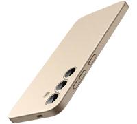 JETech Slim Ajuste Funda para Samsung Galaxy S24 5G, Protección Completa Lente Cámara, Carcasa Protectora TPU Suave Delgada con Acabado Mate, Antigolpes (Oro)