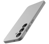 JETech Slim Ajuste Funda para Samsung Galaxy S25 5G, Protección Completa Lente Cámara, Carcasa Protectora TPU Suave Delgada con Acabado Mate, Antigolpes (Gris)