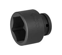 Jetech Vaso de Impacto Estándar de 46mm y 3/4 Pulgadas, Fabricado con Acero Aleado al Cromo Molibdeno, Tratado Térmicamente, Diseño de 6 Puntas, Métrico