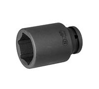 Jetech Vaso de Impacto Profundo de 3/4 Pulgadas y 42mm con Diseño de 6 Puntos, Acero de Aleación de Cromo Molibdeno con Tratamiento Térmico, Métrico