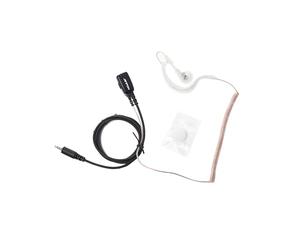 Jetfon BR-1723 E/TC Micro-Auricular de Cable Rizado, Conector K3 para Kenwood PKT-23