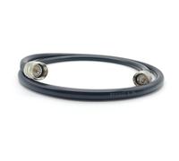 Jetfon Cable de Extensión Coaxial RG213 de 1 Metro - Latiguillo de Antena con 2 Conectores PL-259 (UHF Macho)
