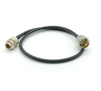Jetfon Cable de extensión coaxial RG58 de 50 cm. - Conectores N (F) a PL (M)