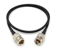 Jetfon Cable de Extensión Coaxial RG58 de 50 cm - Latiguillo Adaptador de Antena con Conectores N (Hembra) a PL-259 (Macho)