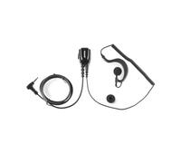 Jetfon JDR-1704 E/C Micro-Auricular Profesional para Yaesu/Vertex y Dynascan, Conector 1 Pin Y-VX, Auricular Intercambiable