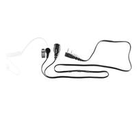 Jetfon JR-1802 E/C Microauricular con Tubo Acústico Transparente, Conexión Tipo K (2 Pins) Compatible con Kenwood, Baofeng UV-5R, Dynascan y Wouxun
