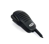 Jetfon Micrófono de solapa PTT compatible Midland 2 pins Micrófono altavoz PTT y toma jack