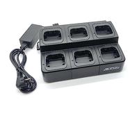 Jetfon Multi M-420 Cargador Múltiple de 6 Unidades para Motorola XT-420 / XT-460 / XT-220, Soporte Mura