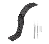 JETHENG Correa de acero inoxidable para hombre compatible con Luminox de 22 mm, tortuga marina gigante de 44 mm, 0320 0330 (negro)