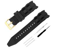 JETHENG Correa de goma para hombre compatible con Invicta Pro Diver 6977 6978 6981 de 26 mm para mujer, correa de reloj de silicona impermeable para trabajo al aire libre, correa de muñeca (correa