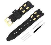 JETHENG Correa de goma para hombre compatible con Invicta Pro Diver 6977 6978 6981 de 26 mm para mujer, correa de reloj de silicona impermeable para trabajo al aire libre, correa de muñeca con hebilla