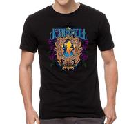 Jethro Tull Band Mens Black T-Shirt Men Shirt tee Music Black Black