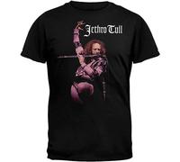 Jethro Tull Flute Mens T Shirt in Black X-Small Black