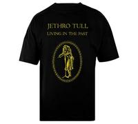 Jethro Tull Living In The Past Camiseta Holgada Negra Unisex De Gran Tamaño