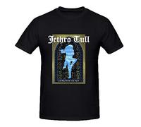 Jethro Tull Living With The Past T Shirts For Men Crew Neck XXX-Large