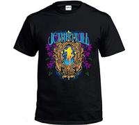 Jethro Tull Rock Band Black Men T-Shirt Size S-3XL Short Sleeve Fashion T Shirt Printing Casual Sale 100% Cotton Top tee Black