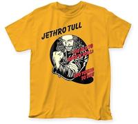 Jethro Tull Too Old To Rock 'N' Roll Too Young To Die Album Cover T-Shirt Top Banana Yellow
