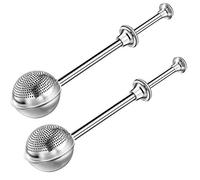 JETKONG Baker's Dusting Wand para azúcar, harina y especias, acero inoxidable en polvo azucarero plumero, juego de 2