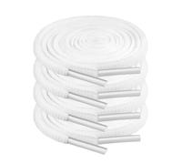 JETOP 2 Pares Cordones Planos Para Zapatillas 100CM Resistentes A Desgarros Cordones Blancos 6 mm De Ancho Cordones Zapatos Deportivas Cordones de zapatos Para Hombre Mujer Adultos Niños Correr