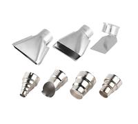 Jets de Pistola Caliente Versátiles 7pcs -kit, Boquillas de Acero Inoxidable para Estaciones Aire Caliente, Ideal para Reparar Diferentes Productos Electrónicos