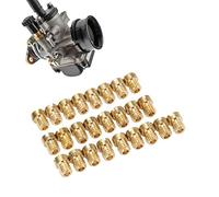Jets Principales, Jets de Dosificación de Carburador Automotriz 25pcs Kit de Jets Principales de Carburador 55-115 M5 Reemplazo para Carburador Dellorto PHBG Jet Principal de Metal