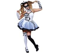 Rubie's Disfraz Oficial de Jesterlla de Halloween para Mujer, Talla S
