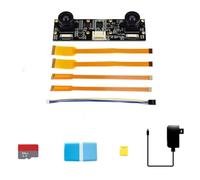 Jetson Nano Development Pack Tipo D Compatible con Evaluación de Visión Profunda/Visión Estéreo Paquete con Cámara Estéreo IMX219-83 Tarjeta TF de 64GB Accesorios Sin Jetson Nano Developer
